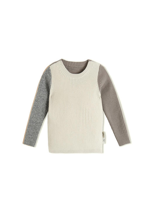 JNBY 22年冬款   撞色款轻柔长袖套头羊绒衫  YMA310170 商品图7