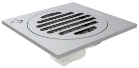 WDL15/排水王地漏/铜亮光镀铬3.9mm