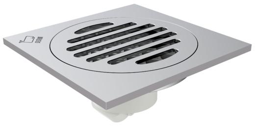 WDL15/排水王地漏/铜亮光镀铬3.9mm 商品图0