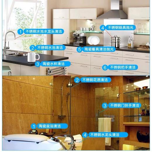 【中欧班列直供2瓶】德国domol去污乳液 原装进口ROSSMANN灶台瓷砖金属多用途去污乳液750ml/瓶 商品图5