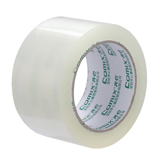 齐心 JP6010-6 普透封箱胶带 6卷/筒 60mm*100y胶纸胶带封箱胶透明宽 商品图2