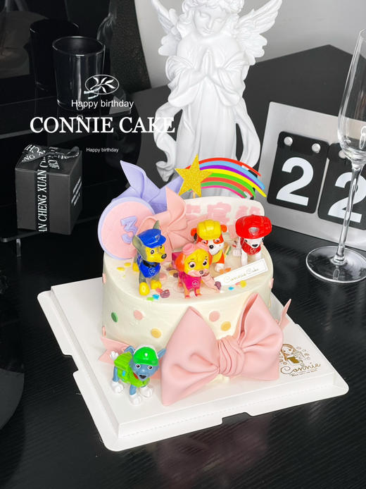 【1183】汪汪队粉色蝴蝶结 商品图1