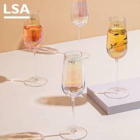 lsa Pearl 香槟杯纯手工彩虹杯高颜值家用香槟酒杯高脚杯结婚礼物