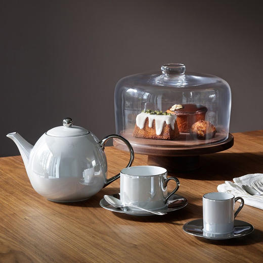 lsa咖啡杯套装陶瓷杯子高颜值进口手绘铂金高档精致茶杯碟茶壶 商品图3