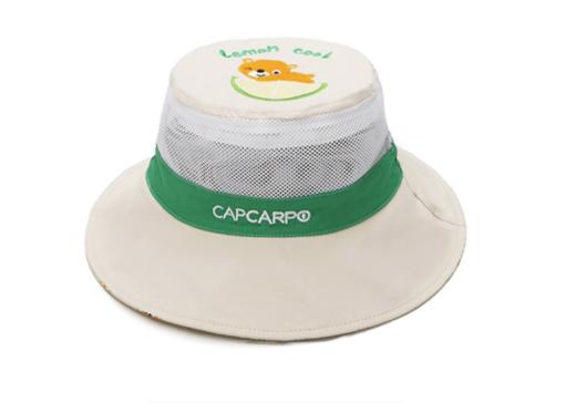 capcarpo儿童双面遮阳网眼渔夫帽防晒帽   HH 商品图11