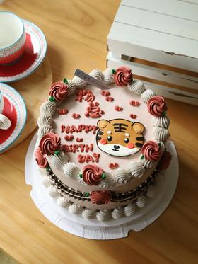 手绘可爱小老虎