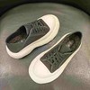 LFGJ 5332 帆布厚底松糕运动休闲板鞋增高大头鞋子 商品缩略图3