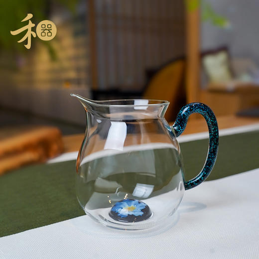 禾器禾器花语·莲韵清悦茶海 高硼硅 玻璃公道杯  满容330ml 商品图0