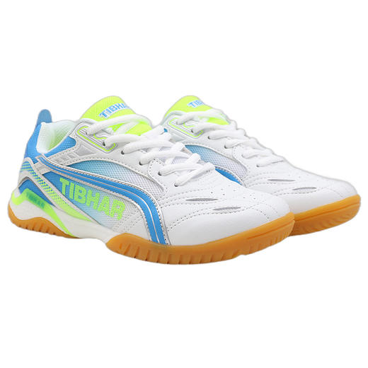 Tibhar挺拔乒乓球鞋02212祥云专业乒乓球运动鞋白湖蓝色 商品图1