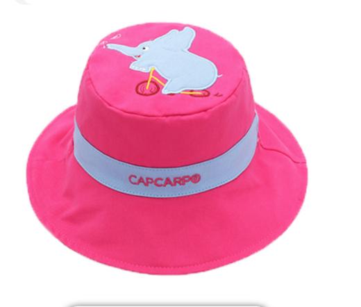 capcarpo儿童双面遮阳网眼渔夫帽防晒帽   HH 商品图10