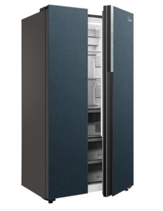 美的BCD-605WKGPZM石砾青 商品图0