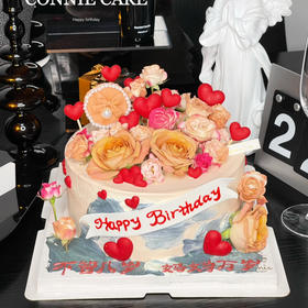 【1186】鲜花桃心款