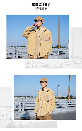 彪马（PUMA） 官方舰店男装女装棉服 2022秋冬新款运动服保暖时尚棉服羊羔绒外套棉衣673645-12