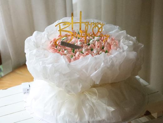 粉色系花束蛋糕 商品图2