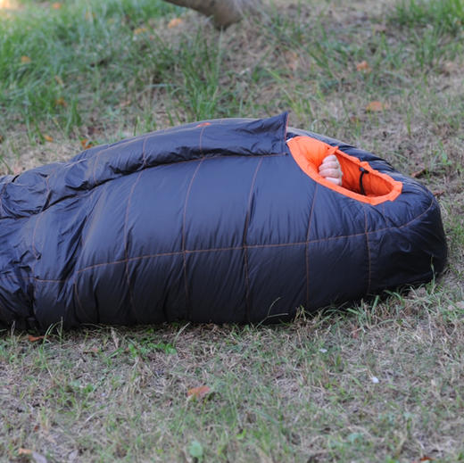 （9折清仓）-25℃极寒自制95鹅绒1.3kg充绒量木乃伊睡袋 商品图7