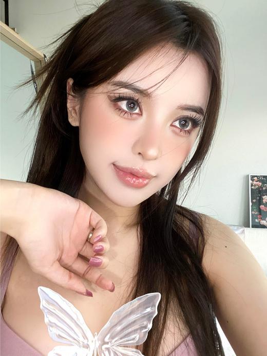 【大直径】LOVEIIKIRA-雾伦敦灰-14.5mm【年抛 0-800度 无525/575】着色13.9mm 商品图5