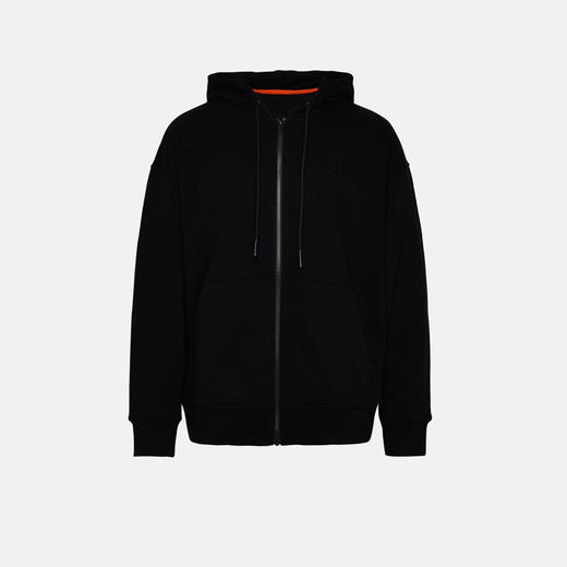 MOOSE KNUCKLES 男士金属驼鹿指关节徽标棉质拉链连帽棉服 黑色 M32MS652 292 商品图0