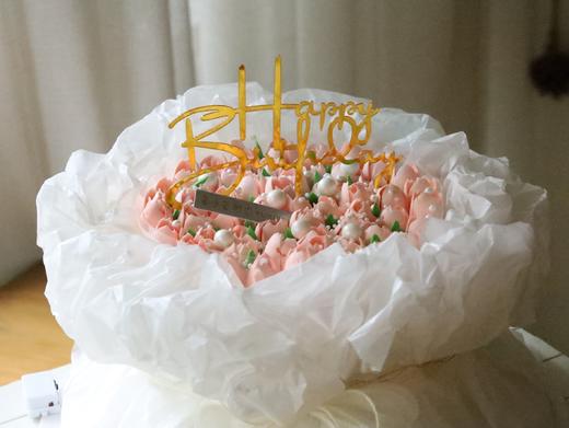 粉色系花束蛋糕 商品图1