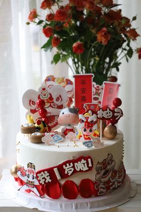 中国风可爱牛宝宝（此蛋糕需要提前一周预定）