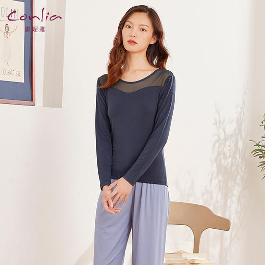 康妮雅保暖内衣女秋季款莫代尔棉*3色可选 商品图4