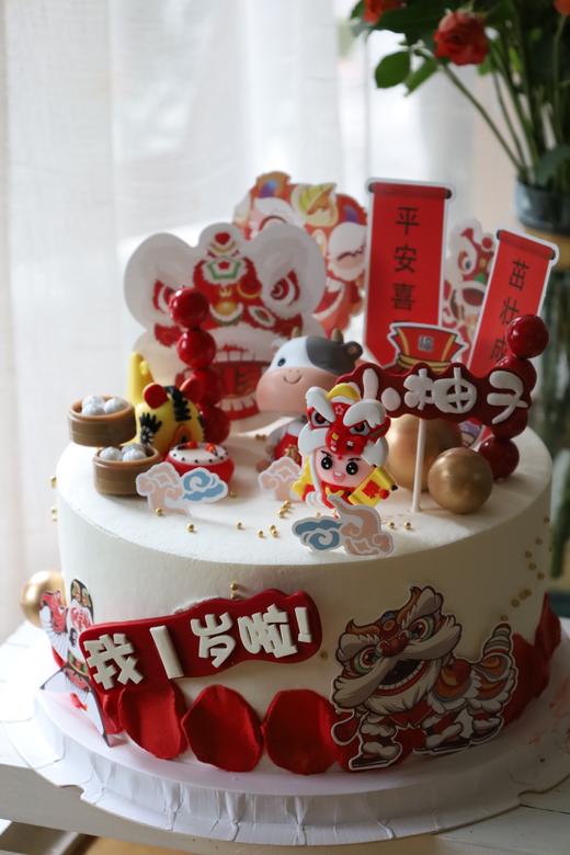 中国风可爱牛宝宝（此蛋糕需要提前一周预定） 商品图2
