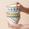 日式の斗笠碗 6个装 浓郁风情系列瓷器 陶瓷材质 简单纯粹 商品缩略图5
