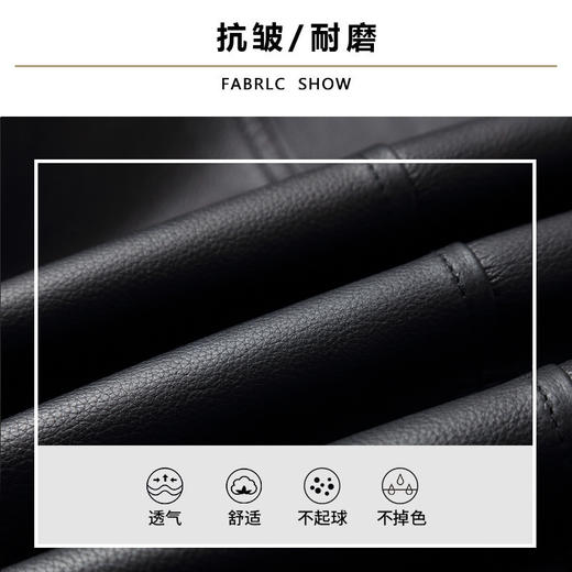 【真皮】大依优型大码貂毛领可拆牛皮羽绒服可拆卸内胆夹克外套休闲简约大号皮夹克真皮皮草加肥加大 商品图1