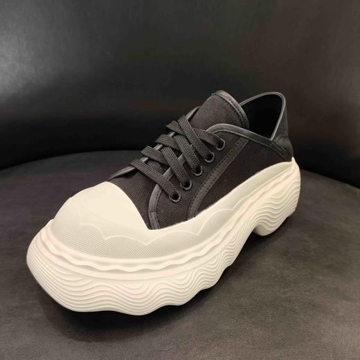 LFGJ 5332 帆布厚底松糕运动休闲板鞋增高大头鞋子 商品图0