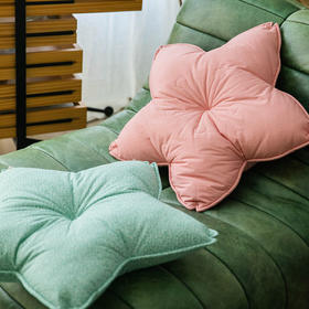 烂漫樱花沙发靠包五角星客厅靠枕