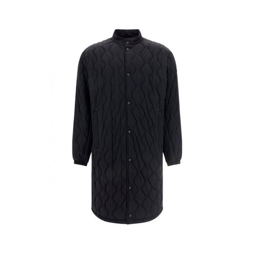 MOOSE KNUCKLES 男士金属驼鹿指关节徽标棉质中长款棉服 黑色 M32MP215 292 商品图0