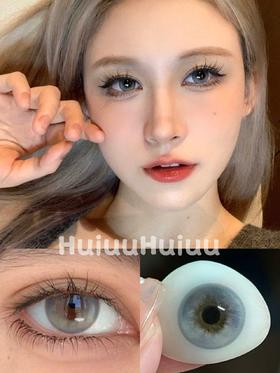 【大直径】LOVEIIKIRA-雾伦敦灰-14.5mm【年抛 0-800度 无525/575】着色13.9mm