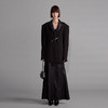 NUTH“征象背后”｜黑色拼皮西装收腰修身设计西装外套 商品缩略图2