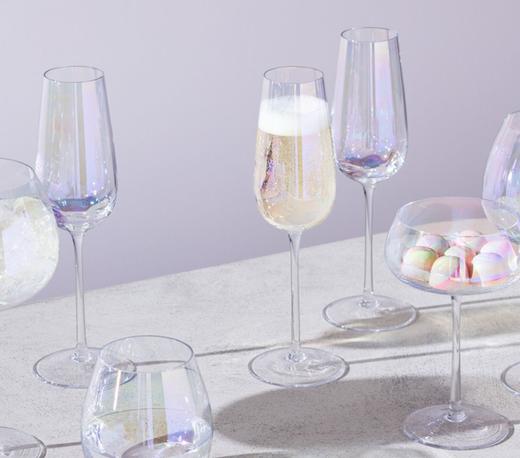 lsa Pearl 香槟杯纯手工彩虹杯高颜值家用香槟酒杯高脚杯结婚礼物 商品图1