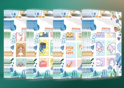 dudubear草本婴幼儿童大人宝宝户外防蚊贴72贴*1盒   CJFX 商品图0