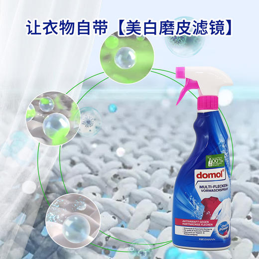 【中欧班列精选】德国衣领净去污喷雾 原装进口ROSSMANN/domol 衣领净去污去黄预洗喷雾750ml/瓶 商品图7