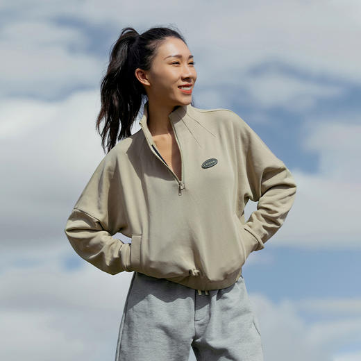 【85棉垂感毛圈卫衣面料】时尚休闲运动刺绣运动卫衣 商品图0