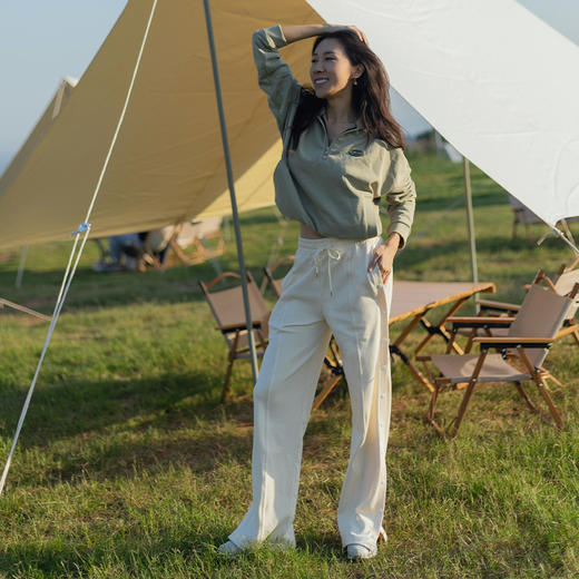 【85棉垂感毛圈卫衣面料】时尚休闲运动刺绣运动卫衣 商品图3