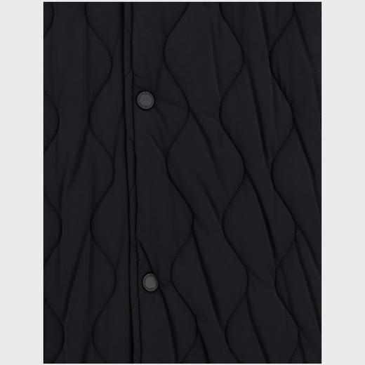 MOOSE KNUCKLES 男士金属驼鹿指关节徽标棉质中长款棉服 黑色 M32MP215 292 商品图3