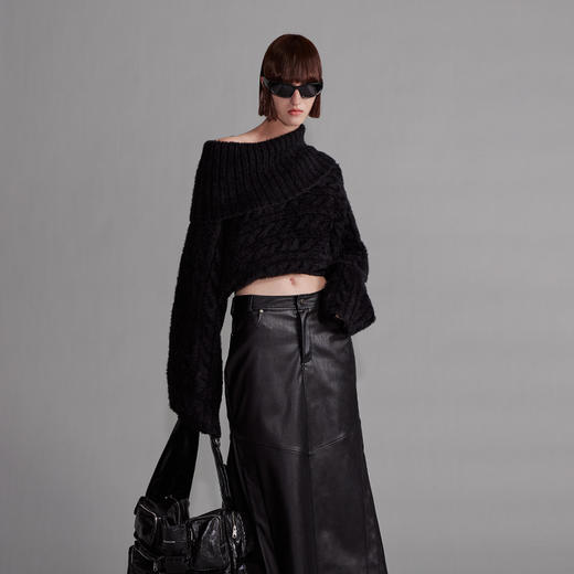   NUTH“肩上漫行”｜多穿大领柔软毛衣弹力宽松百搭毛衣（发货同步天猫时间） 商品图3