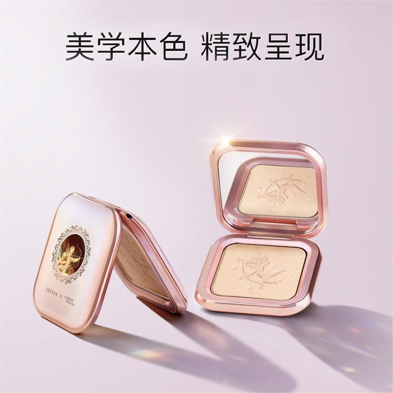 [高光]【第2件0元 | 任选2件 价格低的0元】ZEESEA滋色丘比特天使高光粉饼（不参与活动满赠活动）