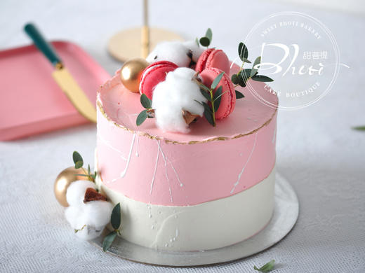 动物性淡奶油系列（自然花系）英国进口纯动物奶油生日蛋糕0034【加高款】 商品图2