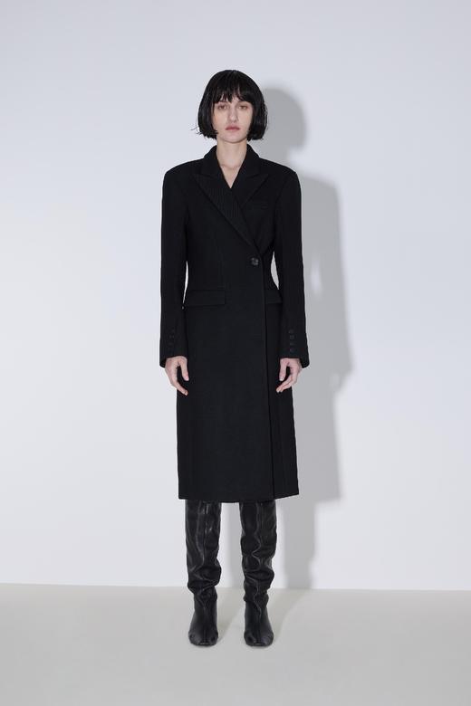 两穿式枪驳领修身大衣 商品图0