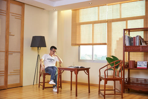 红桥红  家具严选  缅甸花梨（大果紫檀）【如意壸门垂手配小棋桌 圈椅 三件套】 商品图9