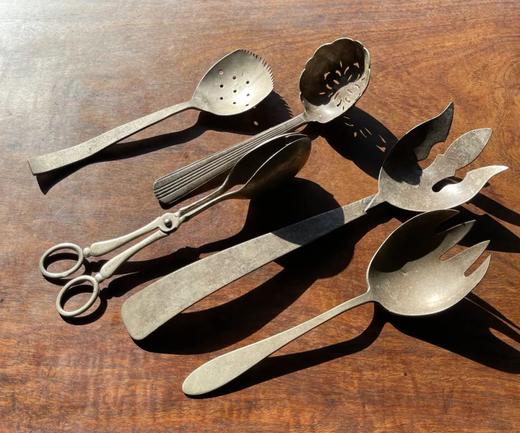 鎏银西式餐具五件套组，顺丰包邮 商品图10