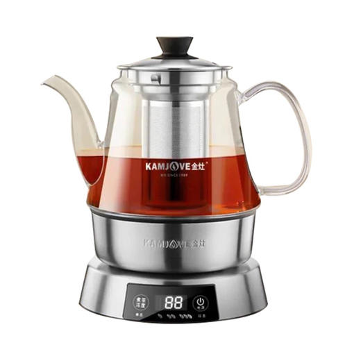 金灶E85煮茶器蒸汽喷淋煮茶壶玻璃电茶壶电热水壶养生壶家用 商品图0