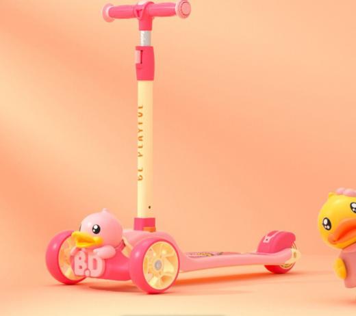 乐的（Luddy）小黄鸭儿童滑板车1061  WY 商品图3