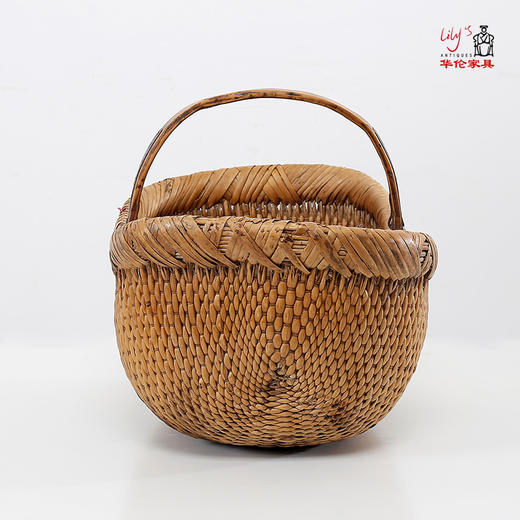 手工柳藤编织竹筐收纳筐藤编蓝子柳编编织盒储物篮脏衣篮储物箱 商品图3