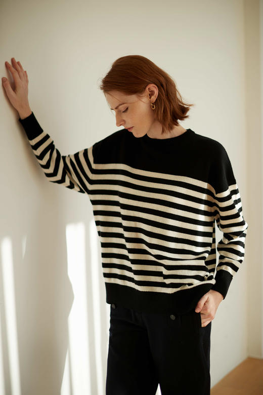 4F　ＩＣＢ　时尚条纹针织衫 商品图2