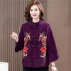 P11275秋冬外套2022新款洋气中老年女装大码水貂绒开衫喜婆婆上衣 商品缩略图7