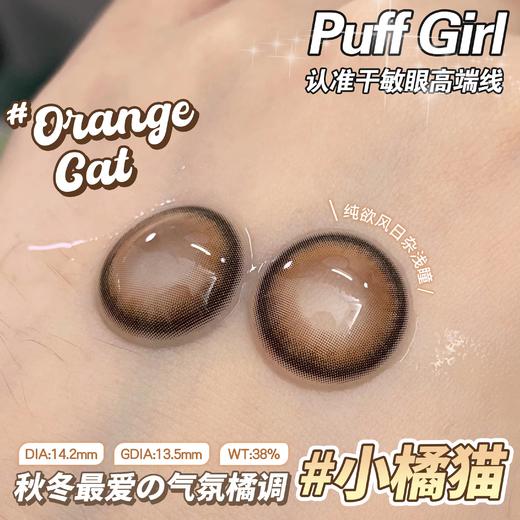 PuffGirl（Puff Girl）年抛美瞳 小橘猫 直径14.2mm着色13.5mm 商品图4